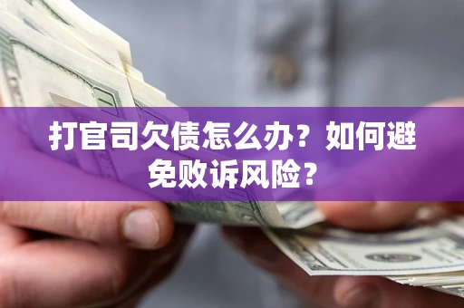济南打官司欠债怎么办？如何避免败诉风险？