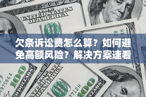 济南欠条诉讼费怎么算？如何避免高额风险？解决方案速看！