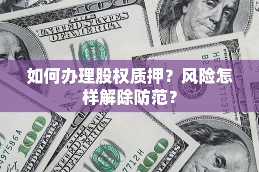 济南如何办理股权质押？风险怎样解除防范？