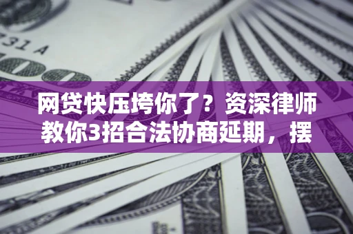 济南网贷快压垮你了？资深律师教你3招合法协商延期，摆脱暴力催收！