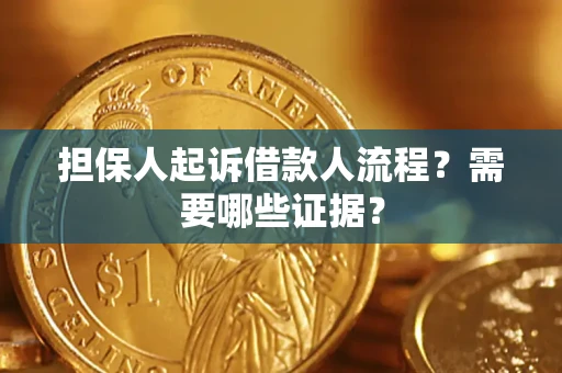 济南担保人起诉借款人流程?需要哪些证据? 济南担保人起诉借款人流程?需要哪些证据?