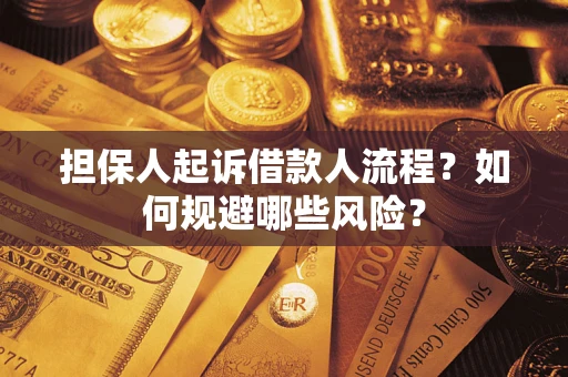 济南担保人起诉借款人流程？如何规避哪些风险？