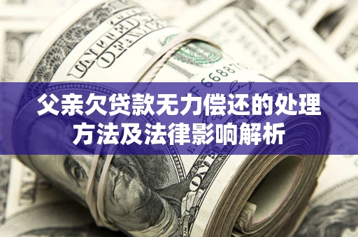 济南父亲欠贷款无力偿还的处理方法及法律影响解析